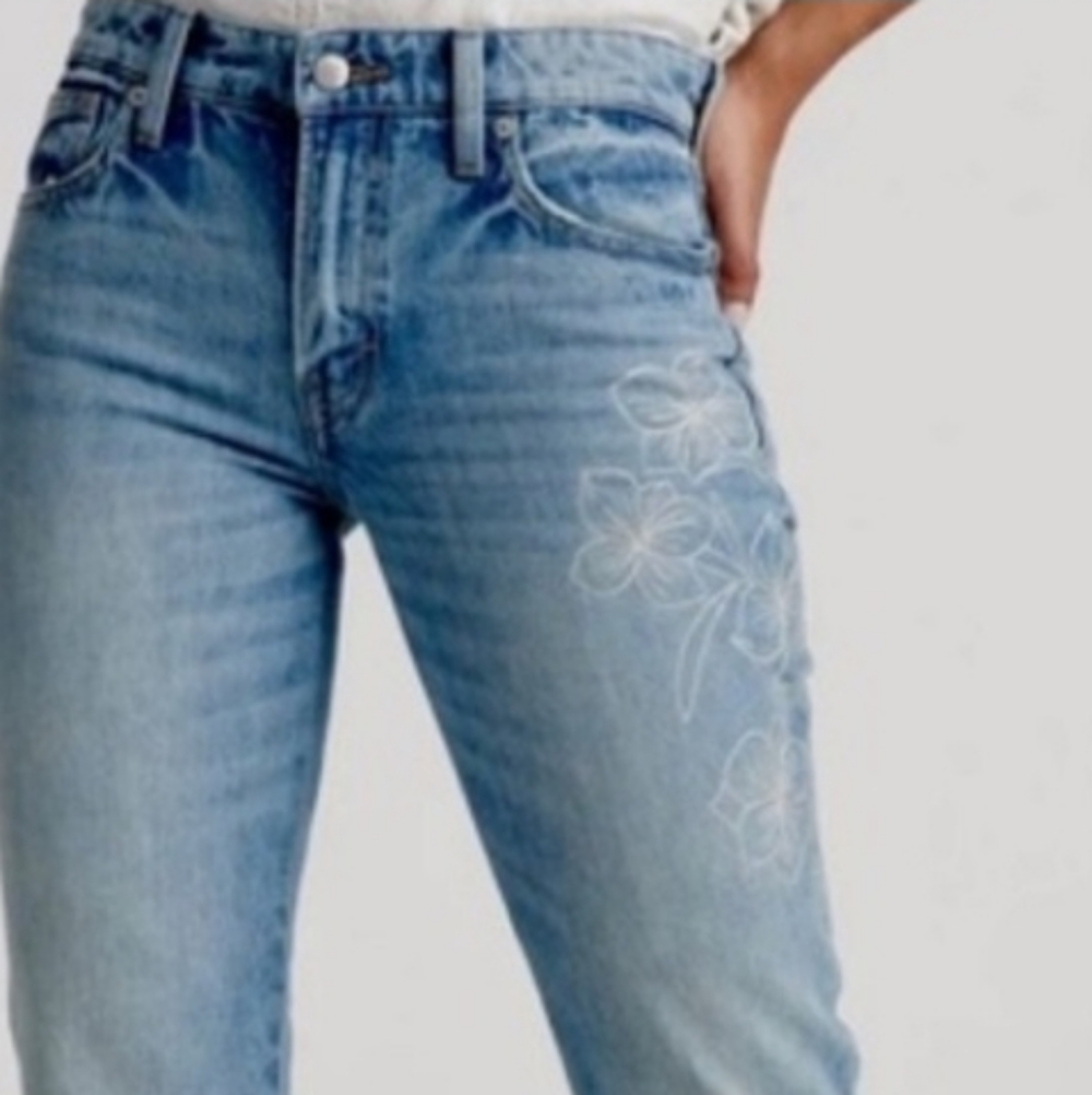 Lucky Brand Lolita Skinny Embroidered Jeans 25" Inseam - Picture 5 of 14